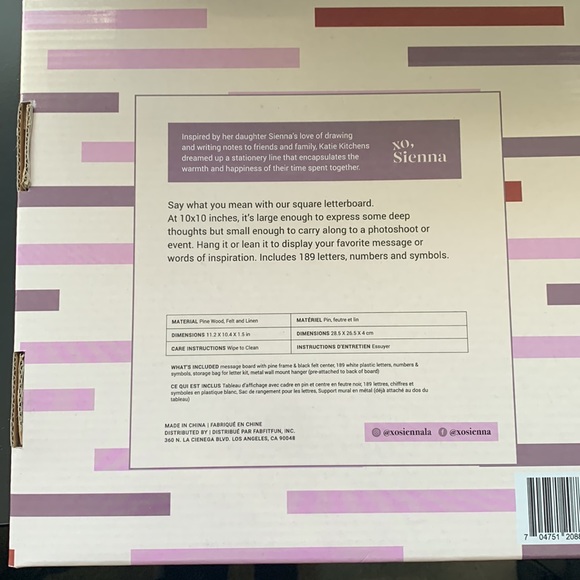 NWT Felt message board - Picture 5 of 5